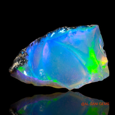 1.00 Cts Natural Ethiopian Fire Opal Fancy Rough Loose Gemstone For Jewelry 11x7x6 mm E-593