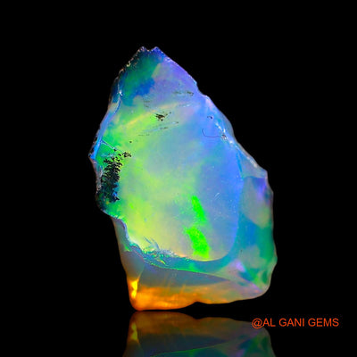 1.00 Cts Natural Ethiopian Fire Opal Fancy Rough Loose Gemstone For Jewelry 11x7x6 mm E-593