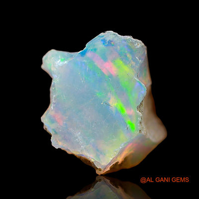 2.00 Cts Natural Ethiopian Fire Opal Loose Gemstone Fancy Rough 10x7x7 mm E-594