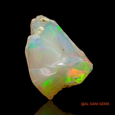 2.00 Cts Natural Ethiopian Fire Opal Loose Gemstone Fancy Rough 10x7x6 mm E-595