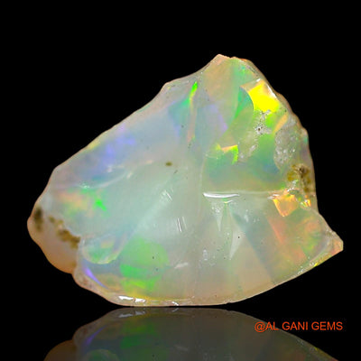 2.00 Cts Natural Ethiopian Fire Opal Loose Gemstone Fancy Rough 10x7x6 mm E-595
