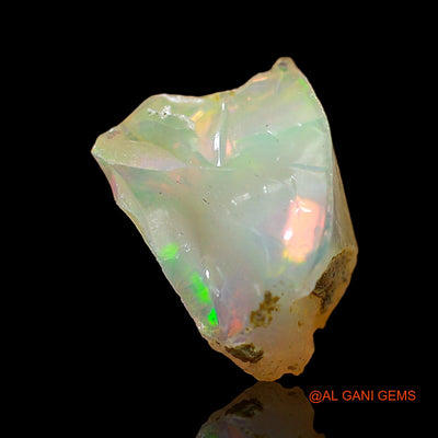 2.00 Cts Natural Ethiopian Fire Opal Loose Gemstone Fancy Rough 10x7x6 mm E-595