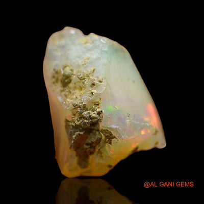 2.00 Cts Natural Ethiopian Fire Opal Loose Gemstone Fancy Rough 10x7x6 mm E-595