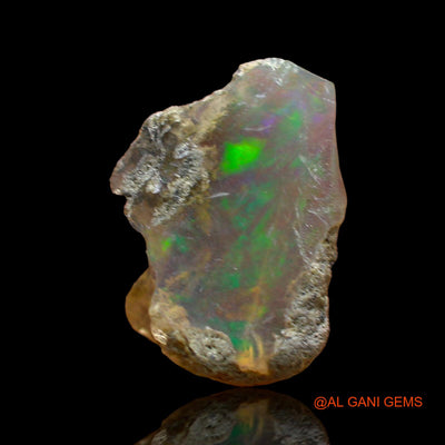 1.00 Cts Natural Ethiopian Fire Opal Fancy Rough Loose Gemstone For Jewelry 11x7x3 mm E-596