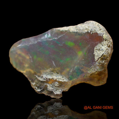 1.00 Cts Natural Ethiopian Fire Opal Fancy Rough Loose Gemstone For Jewelry 11x7x3 mm E-596
