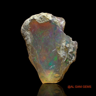 1.00 Cts Natural Ethiopian Fire Opal Fancy Rough Loose Gemstone For Jewelry 11x7x3 mm E-596