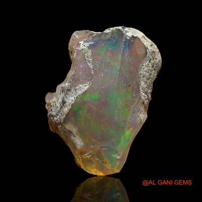 1.00 Cts Natural Ethiopian Fire Opal Fancy Rough Loose Gemstone For Jewelry 11x7x3 mm E-596