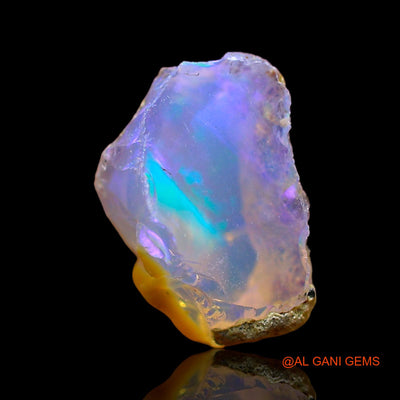2.00 Cts Natural Ethiopian Fire Opal Fancy Rough Loose Gemstone For Jewelry 10x8x6 mm E-597