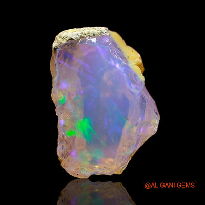 2.00 Cts Natural Ethiopian Fire Opal Fancy Rough Loose Gemstone For Jewelry 10x8x6 mm E-597
