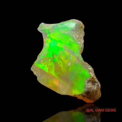1.00 Cts Unheated Ethiopian Fire Opal Loose Gemstone Fancy Rough Natural 10x8x6 mm E-598