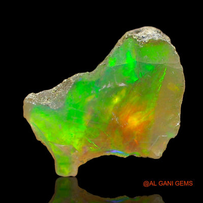1.00 Cts Unheated Ethiopian Fire Opal Loose Gemstone Fancy Rough Natural 10x8x6 mm E-598