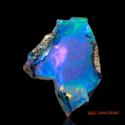 Natural Fire Opal Gemstone 1.00 Cts Loose Fancy Rough From Ethiopia 11x8x5 mm E-599