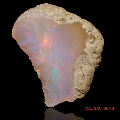 3.00 Cts Natural Ethiopian Fire Opal Loose Gemstone Fancy Rough 18x13x4 mm E-5