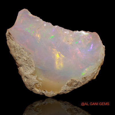 3.00 Cts Natural Ethiopian Fire Opal Loose Gemstone Fancy Rough 18x13x4 mm E-5