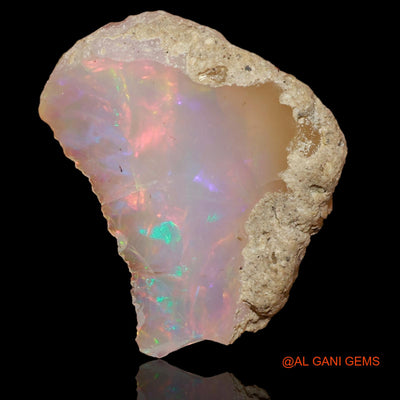 3.00 Cts Natural Ethiopian Fire Opal Loose Gemstone Fancy Rough 18x13x4 mm E-5