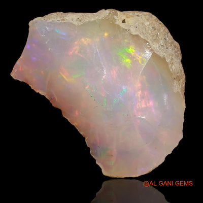 3.00 Cts Natural Ethiopian Fire Opal Loose Gemstone Fancy Rough 18x13x4 mm E-5