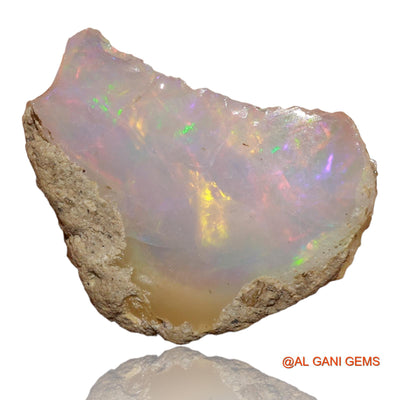 3.00 Cts Natural Ethiopian Fire Opal Loose Gemstone Fancy Rough 18x13x4 mm E-5