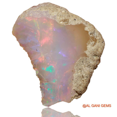 3.00 Cts Natural Ethiopian Fire Opal Loose Gemstone Fancy Rough 18x13x4 mm E-5
