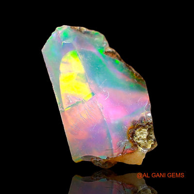 1.00 Cts Natural Ethiopian Fire Opal Fancy Rough Loose Gemstone For Jewelry 11x7x6 mm E-600