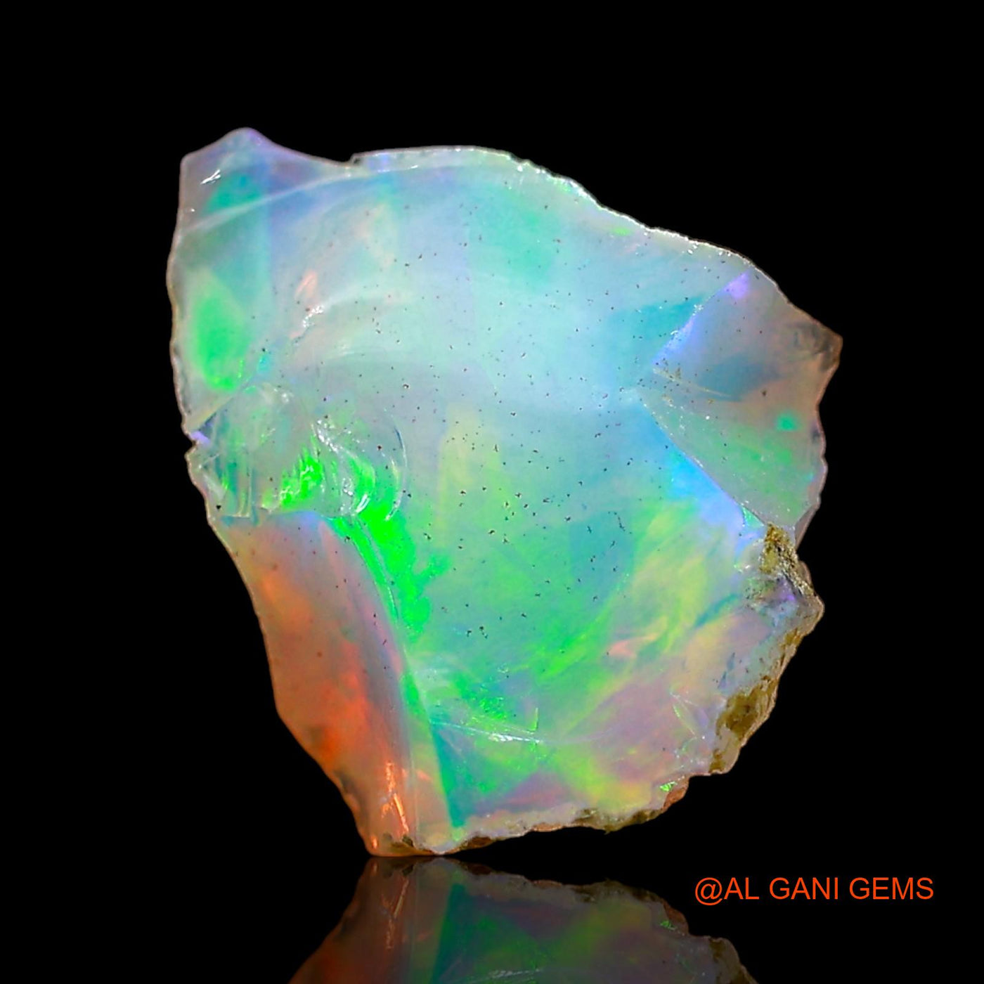1.00 Cts Natural Ethiopian Fire Opal Fancy Rough Loose Gemstone For Jewelry 11x9x5 mm E-601