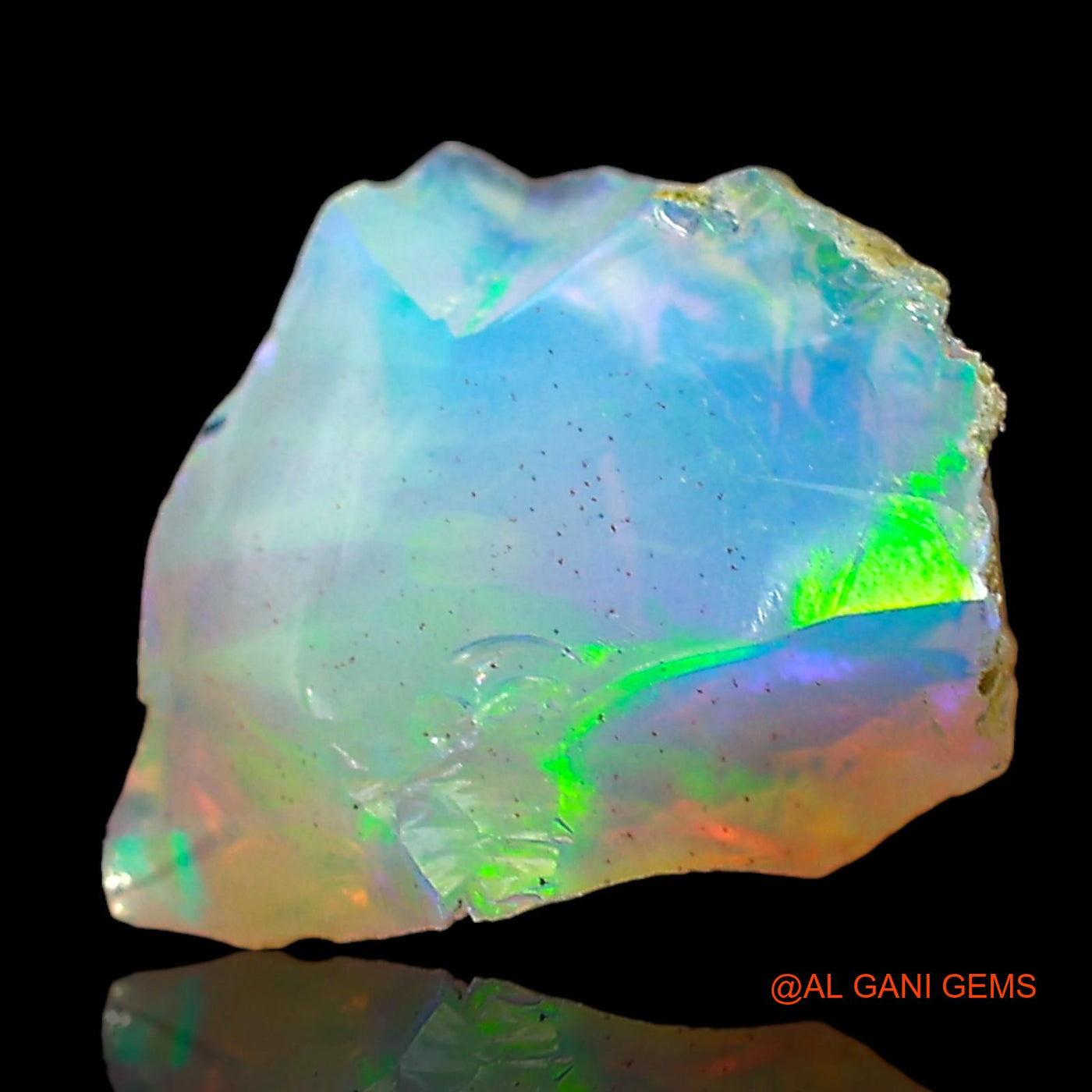 1.00 Cts Natural Ethiopian Fire Opal Fancy Rough Loose Gemstone For Jewelry 11x9x5 mm E-601