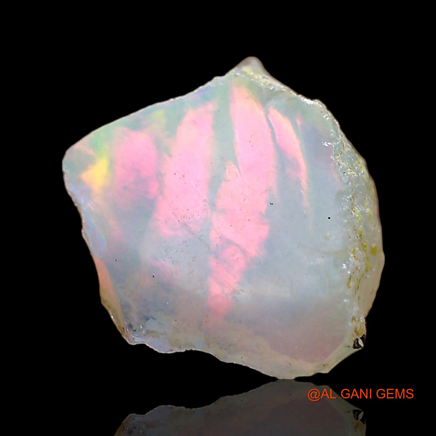 2.00 Cts Natural Ethiopian Fire Opal Fancy Rough Loose Gemstone For Jewelry 10x8x6 mm E-604