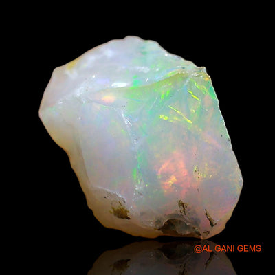 Natural Untreated Fire Opal Loose Gemstone Fancy Rough From Ethiopia 2.00 Cts 11x8x5 mm E-605
