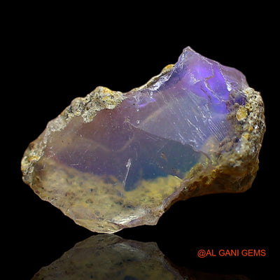 1.00 Cts Natural Ethiopian Fire Opal Loose Gemstone Fancy Rough 12x7x5 mm E-606