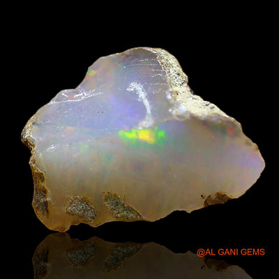 Natural Untreated Fire Opal Loose Gemstone Fancy Rough From Ethiopia 1.00 Cts 11x8x5 mm E-607