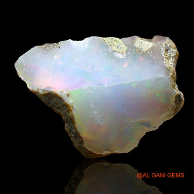 Natural Untreated Fire Opal Loose Gemstone Fancy Rough From Ethiopia 1.00 Cts 11x8x5 mm E-607
