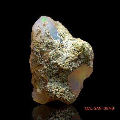 Natural Untreated Fire Opal Loose Gemstone Fancy Rough From Ethiopia 1.00 Cts 11x8x5 mm E-607