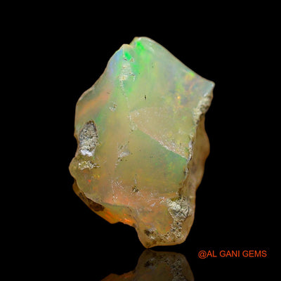2.00 Cts Natural Ethiopian Fire Opal Loose Gemstone Fancy Rough 12x8x6 mm E-609