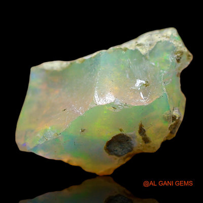 2.00 Cts Natural Ethiopian Fire Opal Loose Gemstone Fancy Rough 12x8x6 mm E-609