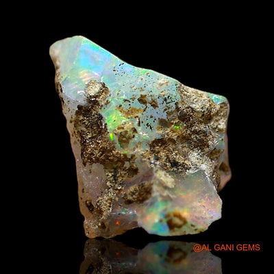 Natural Fire Opal Gemstone 2.00 Cts Loose Fancy Rough From Ethiopia 12x7x6 mm E-610