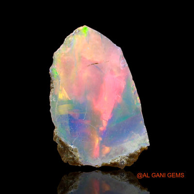1.00 Cts Unheated Ethiopian Fire Opal Loose Gemstone Fancy Rough Natural 11x7x3 mm E-611