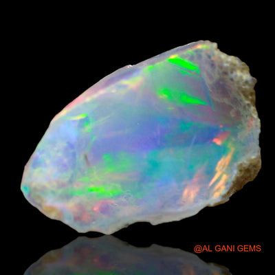 1.00 Cts Unheated Ethiopian Fire Opal Loose Gemstone Fancy Rough Natural 11x7x3 mm E-611