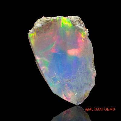 1.00 Cts Unheated Ethiopian Fire Opal Loose Gemstone Fancy Rough Natural 11x7x3 mm E-611