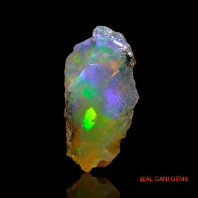 1.00 Cts Unheated Ethiopian Fire Opal Loose Gemstone Fancy Rough Natural 12x7x5 mm E-612