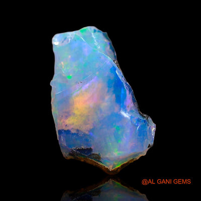 1.00 Cts Natural Ethiopian Fire Opal Fancy Rough Loose Gemstone For Jewelry 11x7x5 mm E-614