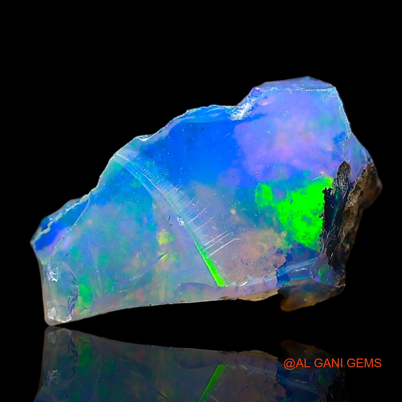 1.00 Cts Natural Ethiopian Fire Opal Fancy Rough Loose Gemstone For Jewelry 11x7x5 mm E-614