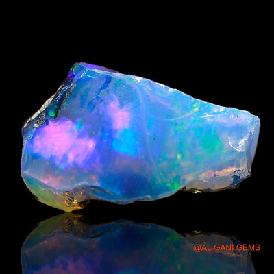 1.00 Cts Natural Ethiopian Fire Opal Fancy Rough Loose Gemstone For Jewelry 11x7x5 mm E-614