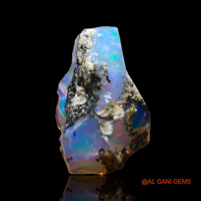 1.00 Cts Natural Ethiopian Fire Opal Fancy Rough Loose Gemstone For Jewelry 11x7x5 mm E-614