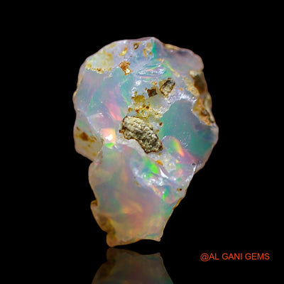 Natural Fire Opal Gemstone 2.00 Cts Loose Fancy Rough From Ethiopia 10x7x7 mm E-616