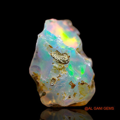 Natural Fire Opal Gemstone 2.00 Cts Loose Fancy Rough From Ethiopia 10x7x7 mm E-616
