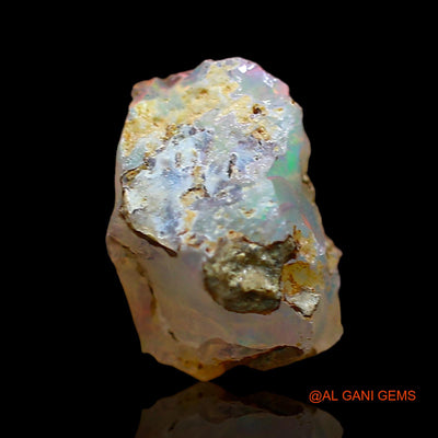 Natural Fire Opal Gemstone 2.00 Cts Loose Fancy Rough From Ethiopia 10x7x7 mm E-616