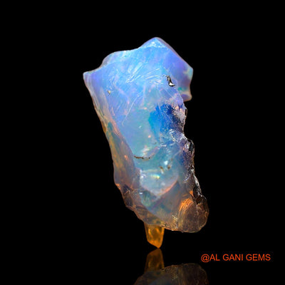 1.00 Cts Natural Ethiopian Fire Opal Loose Gemstone Fancy Rough 13x4x5 mm E-618