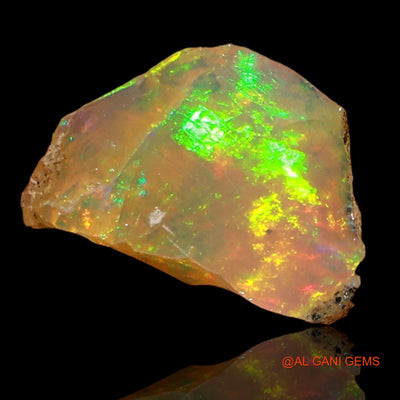 1.50 Cts Natural Ethiopian Fire Opal Loose Gemstone Fancy Rough 9x7x6 mm E-61