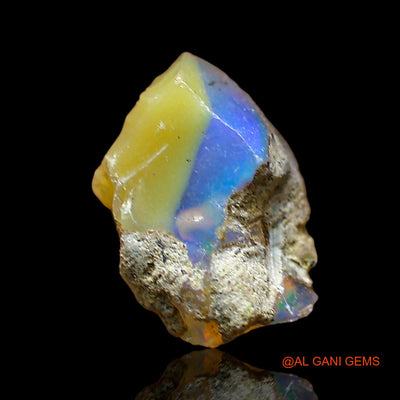 1.00 Cts Unheated Ethiopian Fire Opal Loose Gemstone Fancy Rough Natural 10x7x6 mm E-621