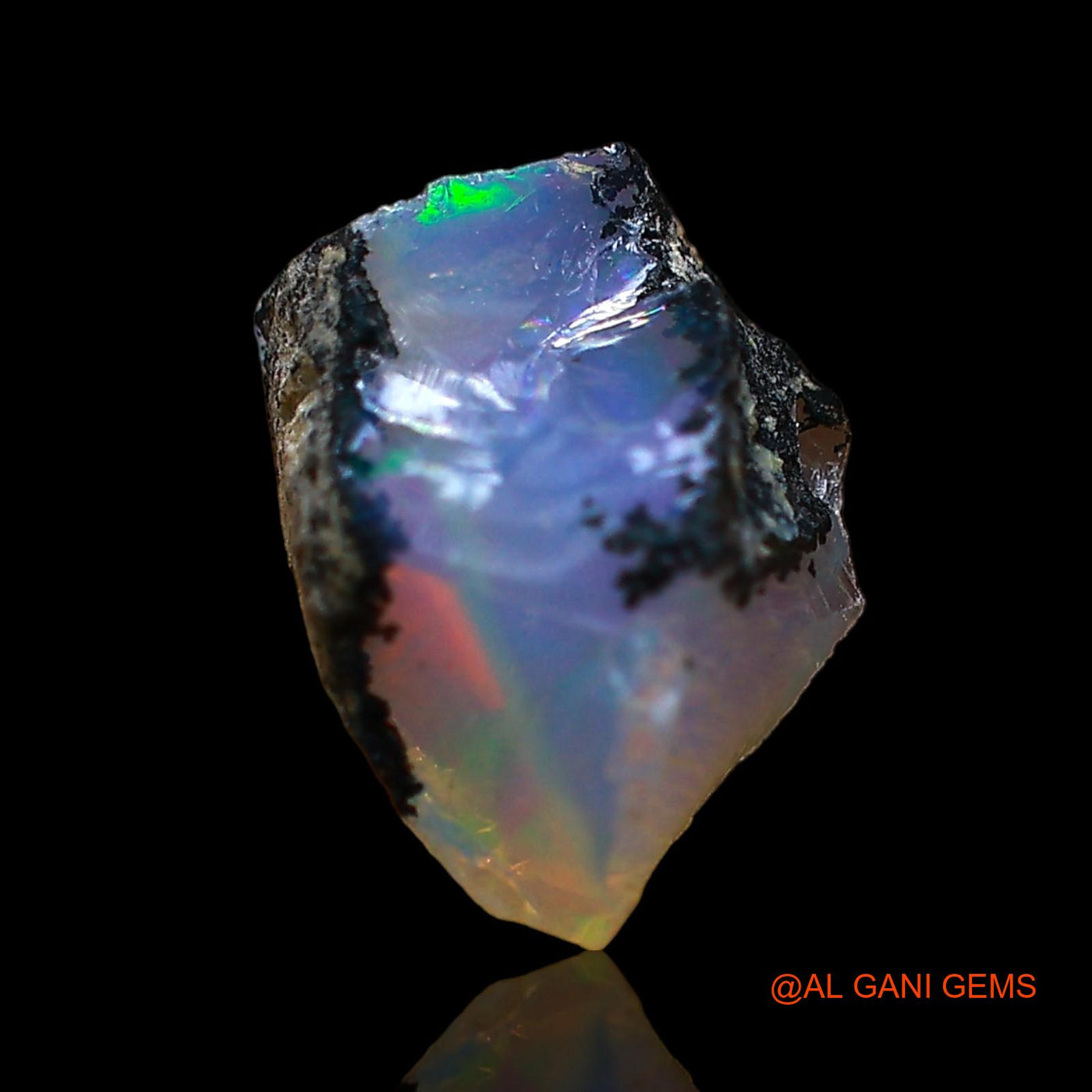 2.00 Cts Natural Ethiopian Fire Opal Fancy Rough Loose Gemstone For Jewelry 10x6x6 mm E-623
