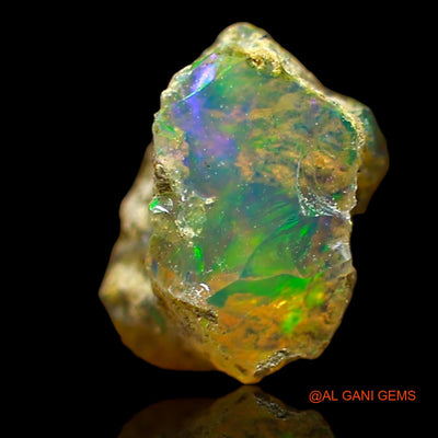 2.00 Cts Natural Ethiopian Fire Opal Fancy Rough Loose Gemstone For Jewelry 9x7x9 mm E-624